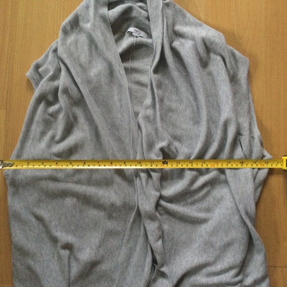 Gap Open Front Cotton gray Medium Cozy high low - Picture 2 of 11